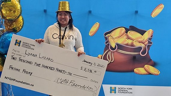 Lyana Lazaro - Fortune Fridays Winner - North York General