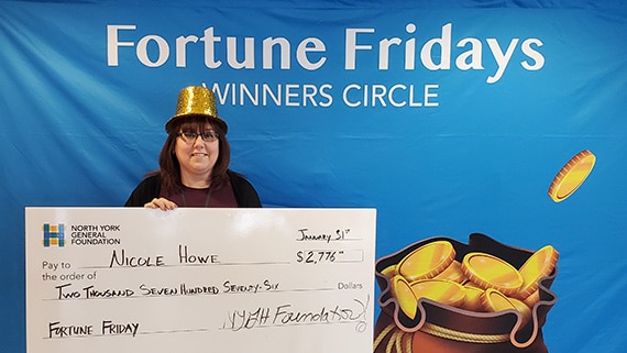 Nicole Howe - Fortune Fridays Winner - North York General Foundation