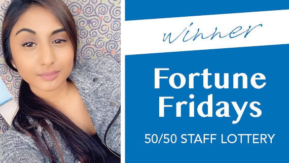 Narisa Sonnylal, Unit Secretary - Fortune Fridays Winner