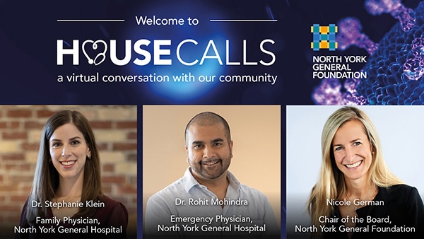 House Calls - Video Screens - September 16 - Group House Calls - a virtual conversation with our community