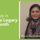 May is Leave a Legacy Month - Donor Shabana Mahmoud Alvi