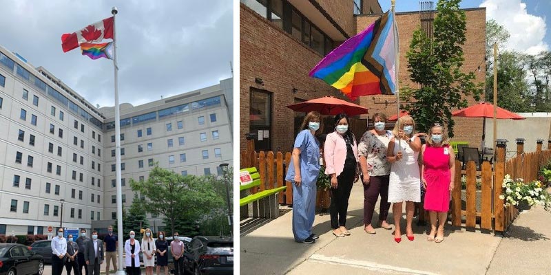 Pride Flag Raising 2021 - North York General