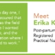 Erika Kelly, RPN, North York General Hospital