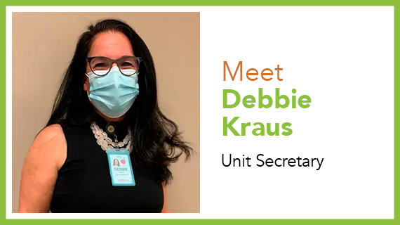 Debbie Kraus, Unit Secretary, North York General Hospital