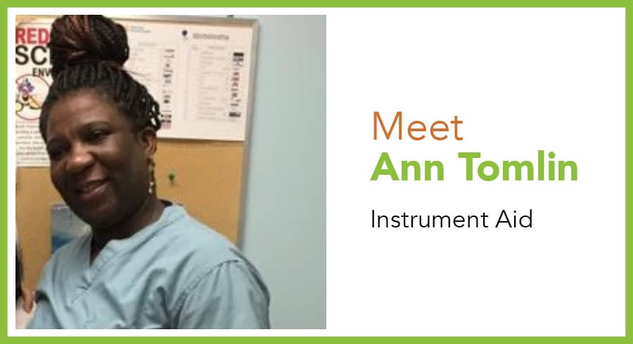 Meet Ann Tomlin, Instrument Aid, North York General