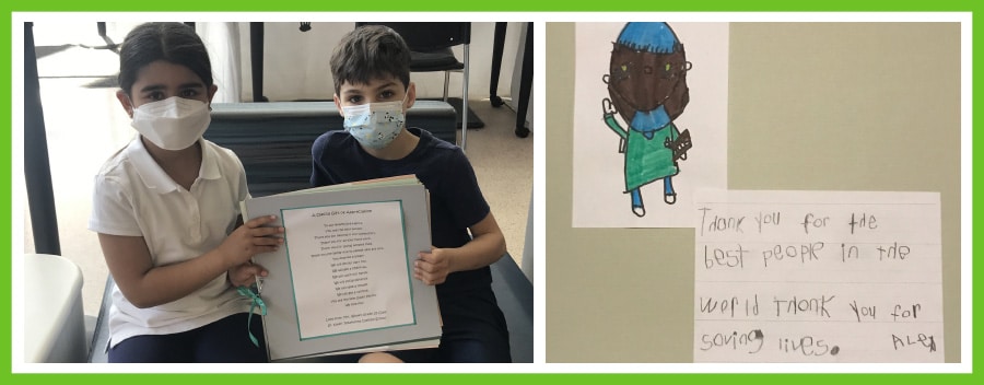 Little Hands with Big Hearts Say ‘Thank You’ to NYGH Health Care Staff
