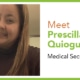 Prescilla Quiogue, Medical Secretary, NYGH