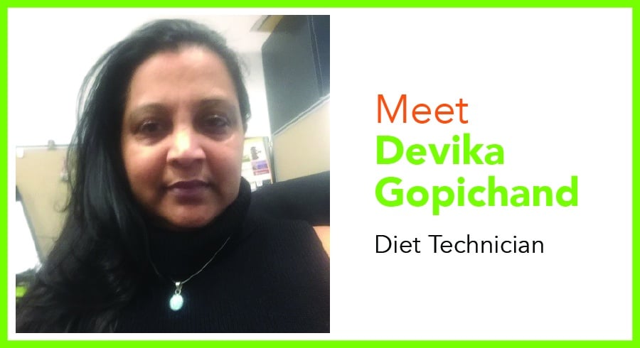 Devika Gopichand, Diet Technician, North York General Hospital