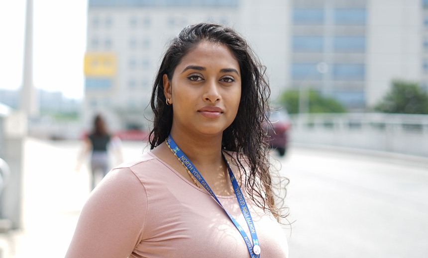Angelata Perinpanayagam is the staff lottery winner
